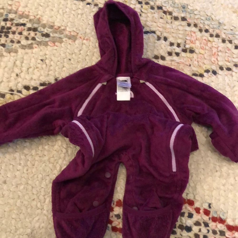 COPY - COPY - The North Face fleece bunting 3-6 months